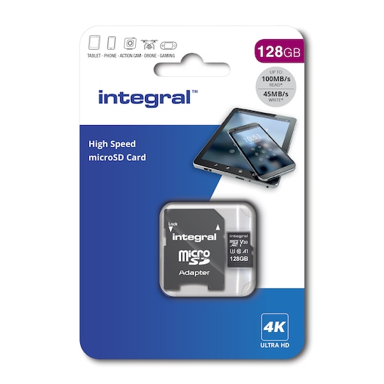 Integral 128GBV30 4K Micro SD card - Elgiganten