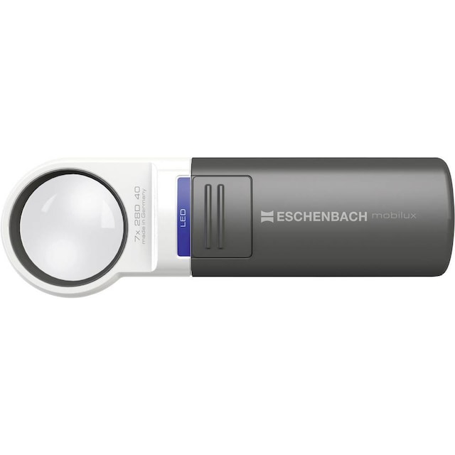 Eschenbach 151141 Lupp med LED-belysning Förstoringsfaktor: 4 x Linsstorlek: (Ø) 60 mm