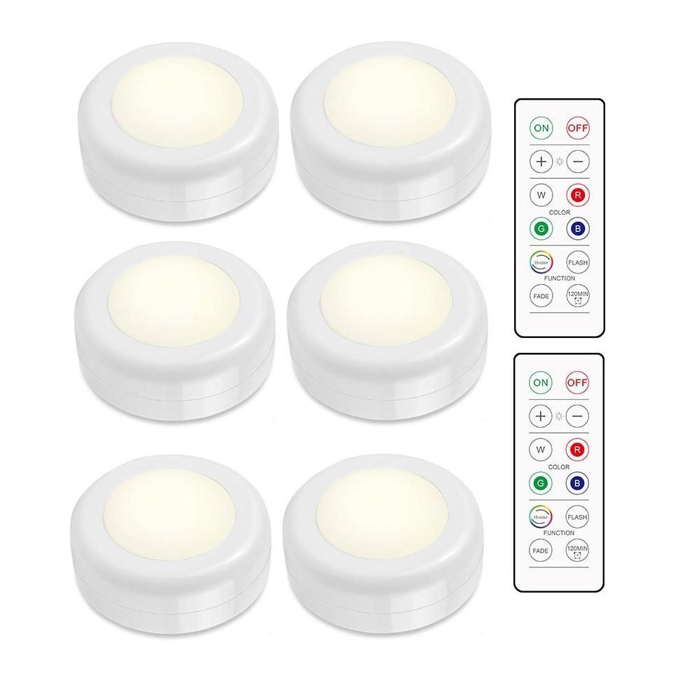 LED Spotlights Paket – 6 Stilfulla Ljus med 2 Praktiska Fjärrkontrolle -  Elgiganten