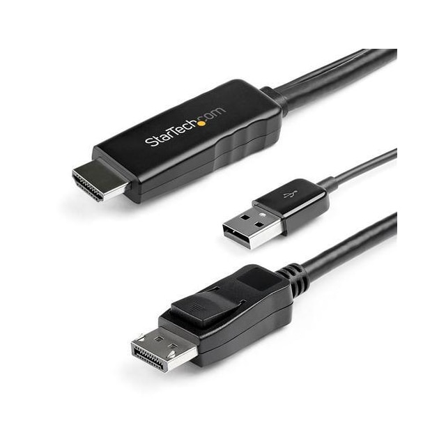 StarTech.com 2 m HDMI till DisplayPort-kabel - 4K 30 Hz, 2 m, HDMI Typ