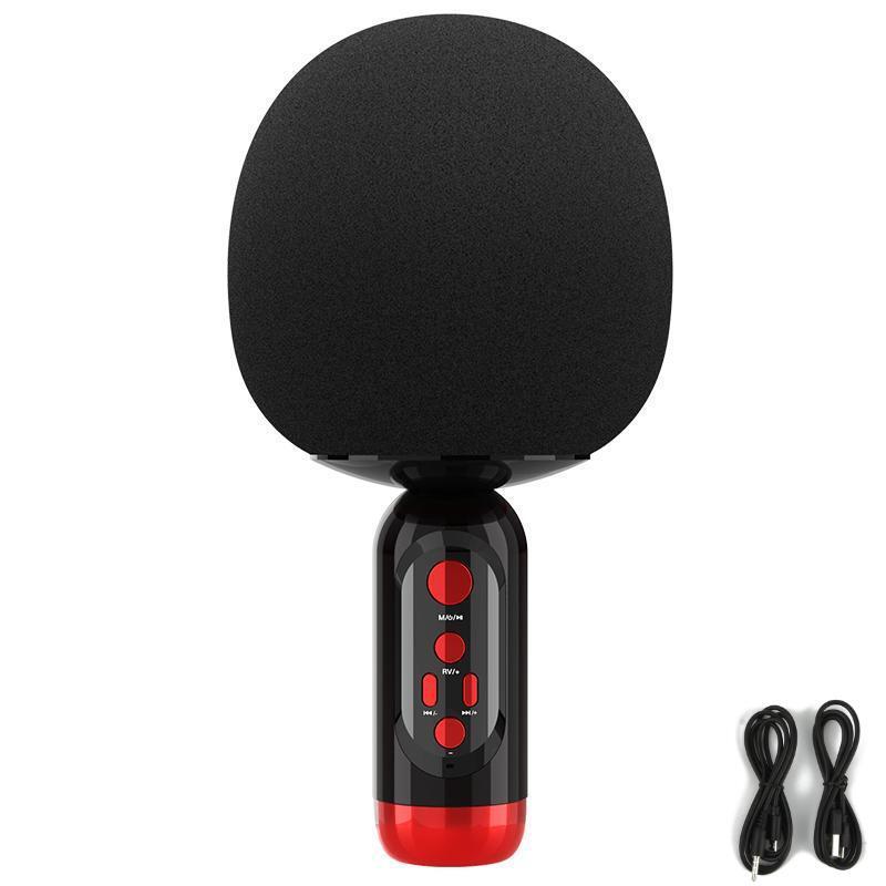 Trådlös Bluetooth karaoke-mikrofon Svart - Elgiganten