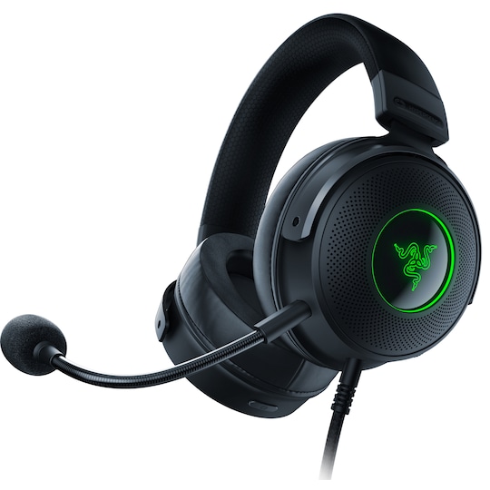 Razer Kraken V3 HyperSense gaming headset (svart) - Elgiganten