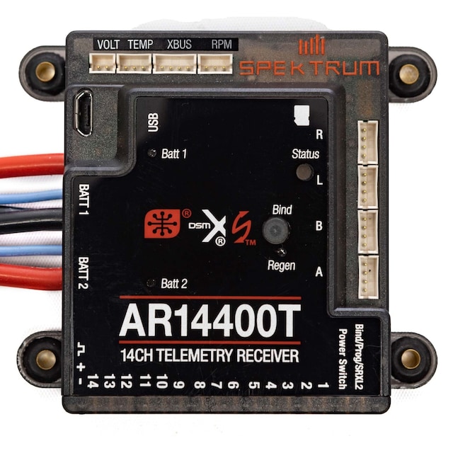 Spektrum AR14400T 14-kanals PowerSafe-mottagare