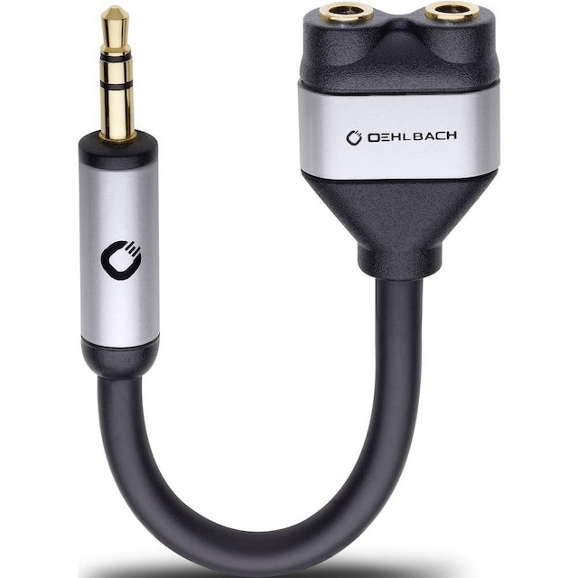Oehlbach i-Connect J-AD Teleplugg Audio Y-adapter [1x
