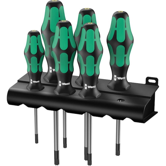 Verkstad Skruvmejsel set 6 delar Wera 367/6 TORX® BO