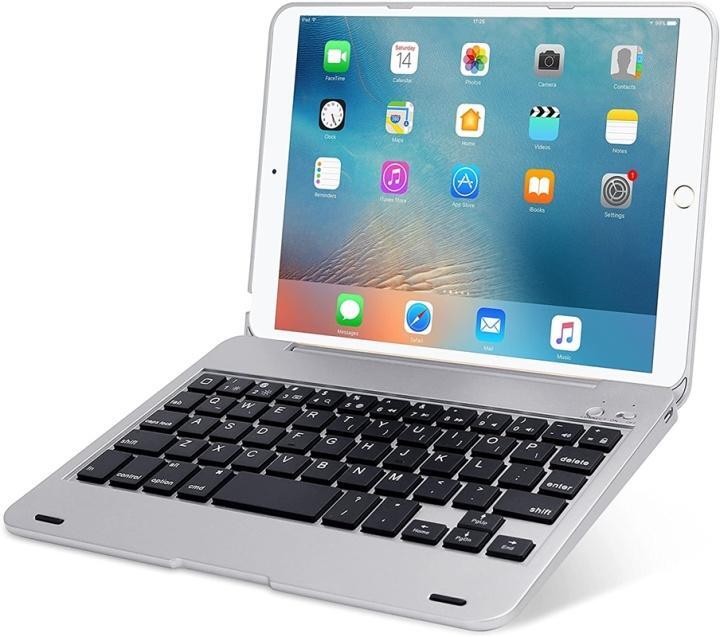Fodral med inbyggt Bluetooth-tangentbord för iPad Mini 1/2/3, Silver -  Elgiganten