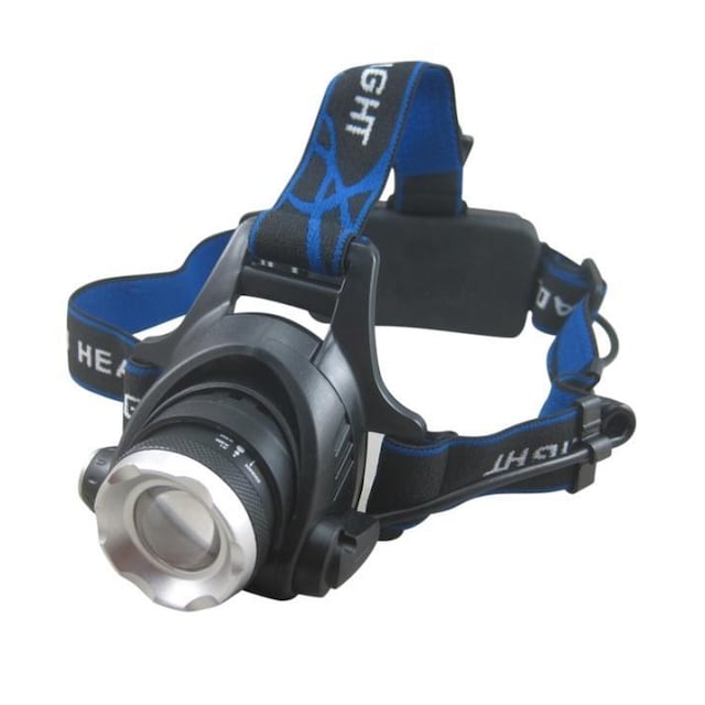 Pannlampa T6 LED, Zoom, 650lm
