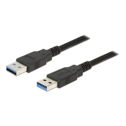 Delock Kabel USB 3.0 Typ-A Stecker > USB 3.0 Typ-A Stecker 1,0 m schwa