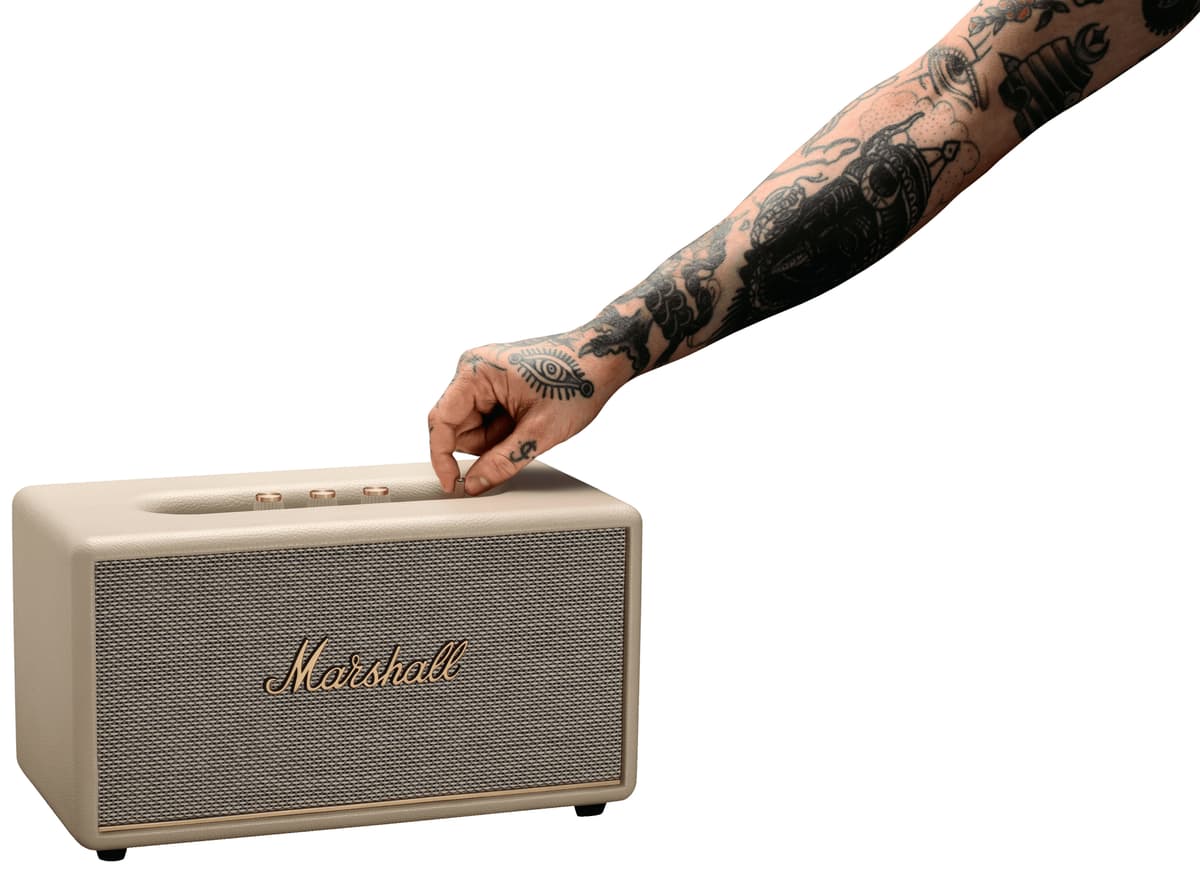 Marshall Stanmore III Bluetooth-högtalare (kräm)