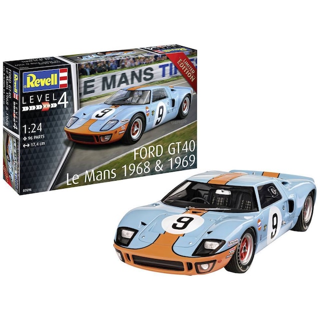 Revell RV 1:24 Ford GT 40 Le Mans 1968 1:24 Modellbil
