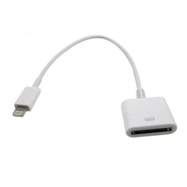 Lightning 8-pin till 30-pin adapter för iPhone 5/5S/5C/6/7, iPad 4 -  Elgiganten