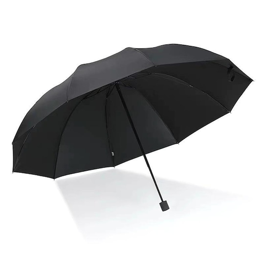 Stort hopfällbart paraply svart - Elgiganten