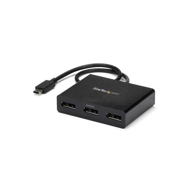 StarTech.com USB C DisplayPort-adapter - 3 portar - USB C till Display