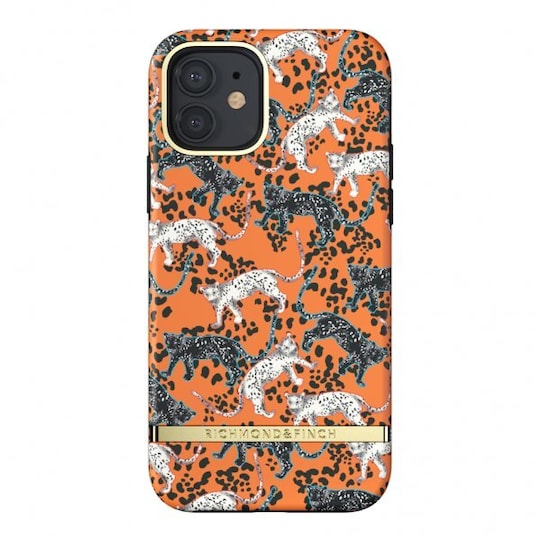 Richmond & Finch iPhone 12/iPhone 12 Pro Skal Orange Leopard - Elgiganten