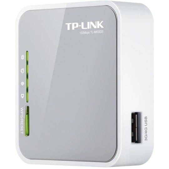 TP-LINK portabel trådlös 3G-router, (TL-MR3020) - Elgiganten