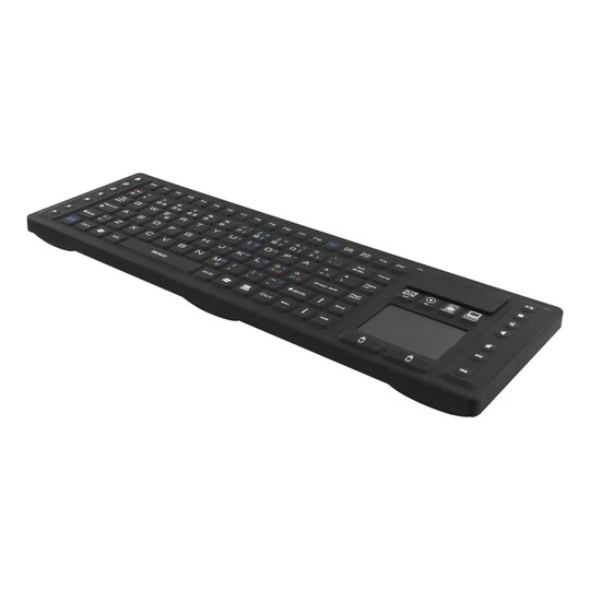 DELTACO trådlösa tangentbord i silikon med touchpad, IP68, svart -  Elgiganten