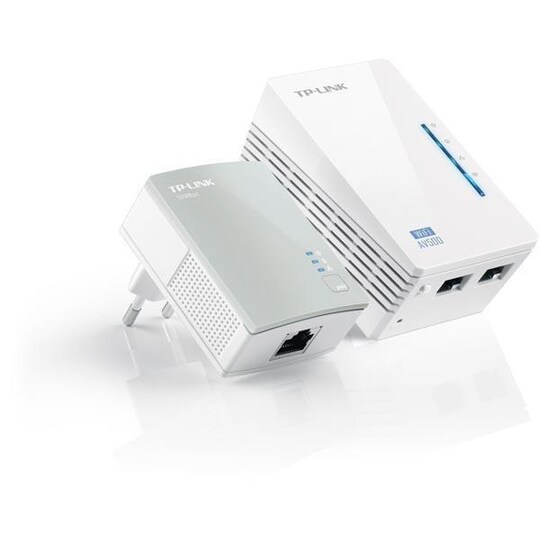 TP-LINK AV 500 WiFi Powerline Extender Starter Kit, WLAN, vit  (TL-WPA4220KIT) - Elgiganten