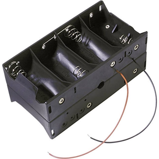 MPD BH48DW Batterihållare 8x D (R20) Kabel (L x B x H)