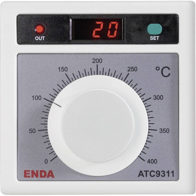 Enda ATC9311-FE-400-230 Termostat J 0 till +400 °C Relä