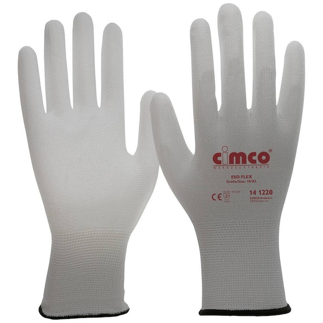 Nylon Antistatisk handske Storlek (handskar): 8, M