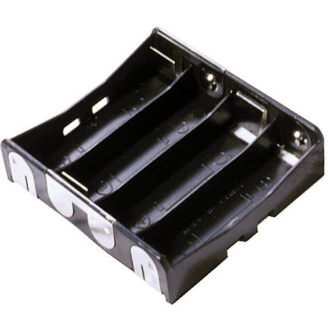 MPD BA4AAPC Batterihållare 4x AA (R6) Lödanslutning (L