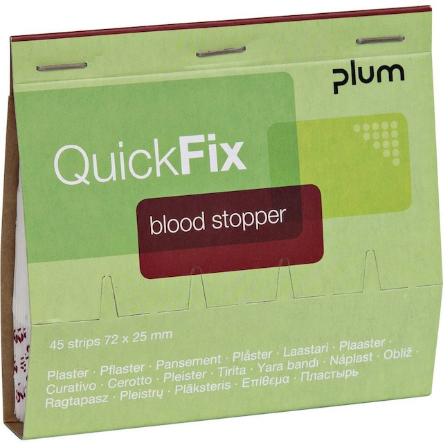 Plåster påfyllnadsset PLUM QuickFix® Blood Stopper 5516