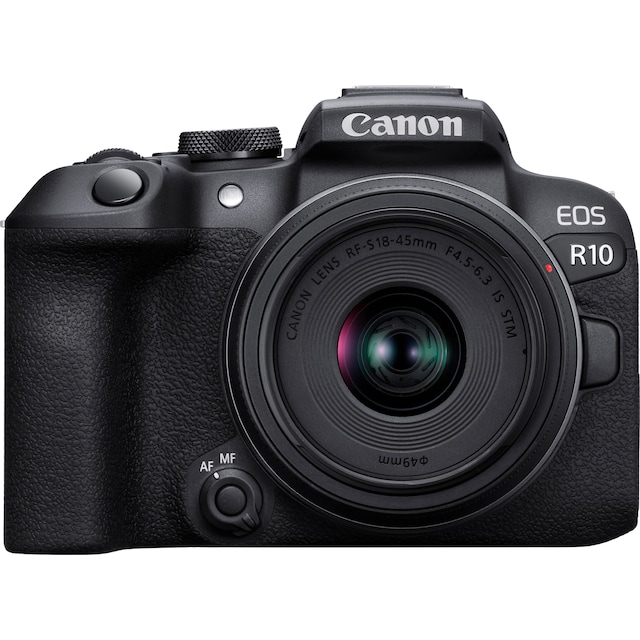 Canon EOS R10 spegellös kamera + RF-S 18-45mm IS STM-objektiv