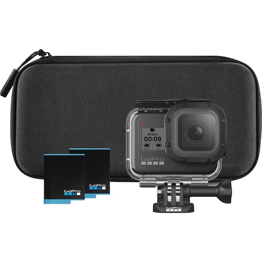 GoPro Hero 8 Black actionkamera med tillbehörskit - Elgiganten