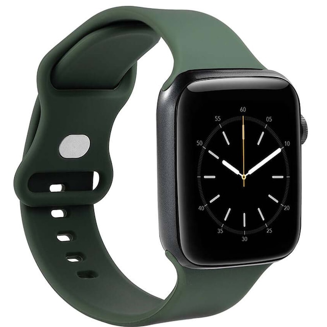 Gear silikonarmband för Apple Watch 38-41mm (oliv)