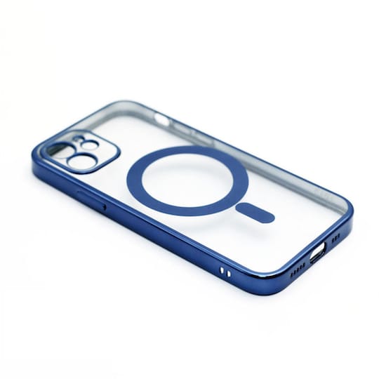 Mobilskal kompatibelt med MagSafe laddare Blå iPhone 12 - Elgiganten