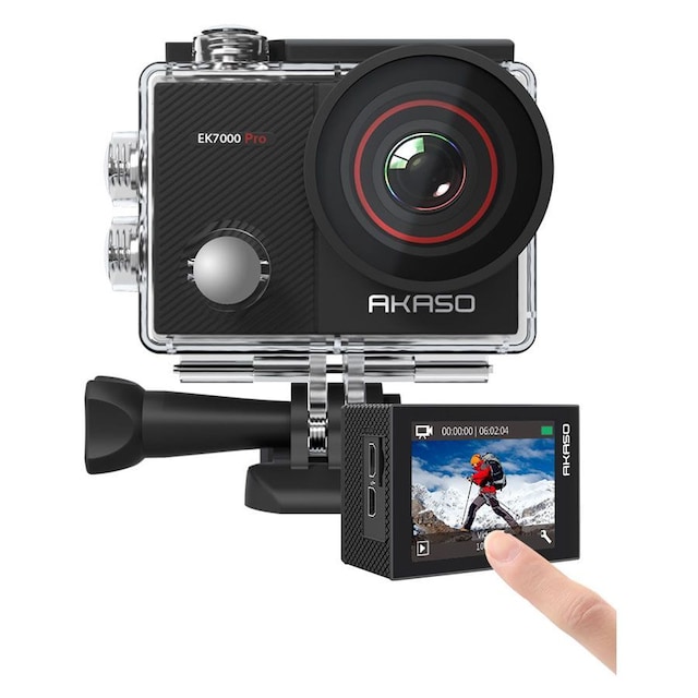 AKASO EK7000 Pro 4K Ultra HD actionkamera med 2″ skärm