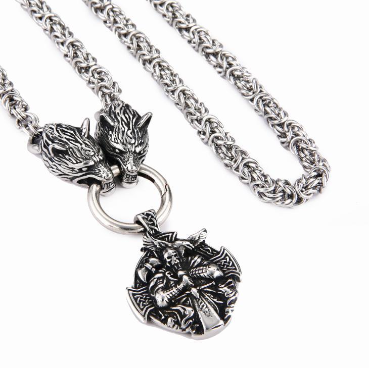 Viking Odin Gungnir Halsband Titanstål Silver 70cm - Elgiganten
