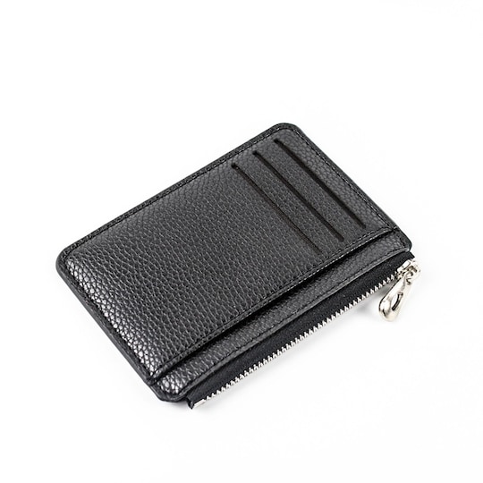 INF Korthållare / plånbok med dragkedja Svart - Elgiganten