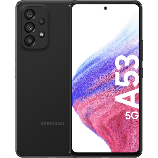 Samsung Galaxy A53 5G smartphone 6/128GB (svart) - Elgiganten