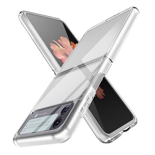 TPU+PC skal transparent Samsung Galaxy Z Flip 4 - Elgiganten