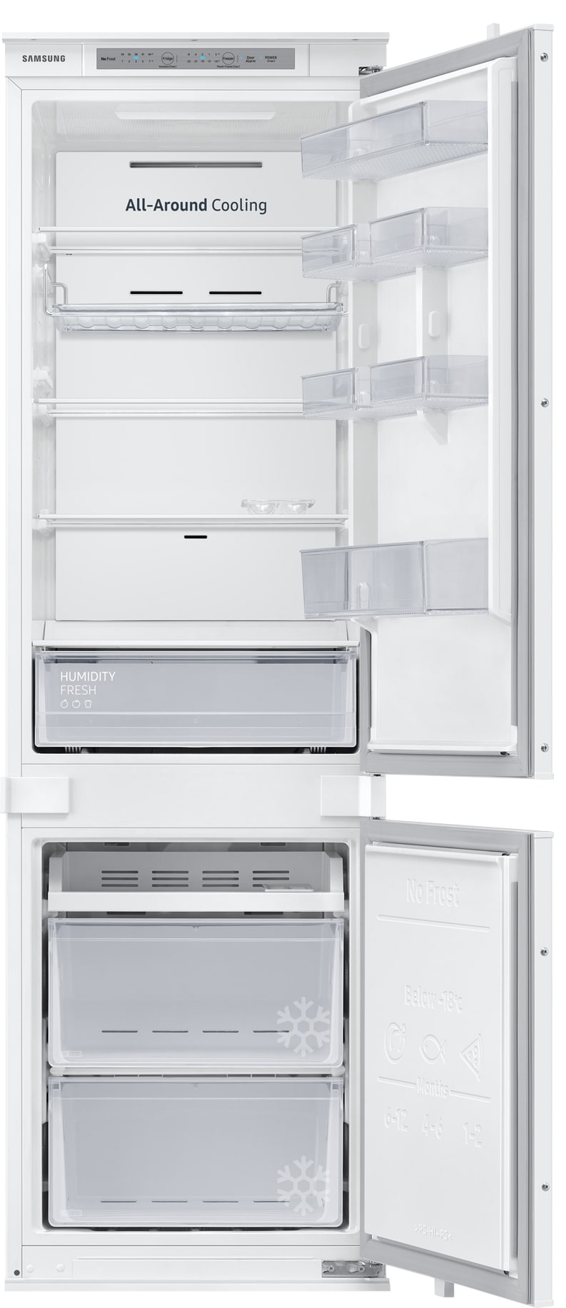 Samsung kylskåp/frys kombiskåp BRB26602FWW inbyggd - Elgiganten
