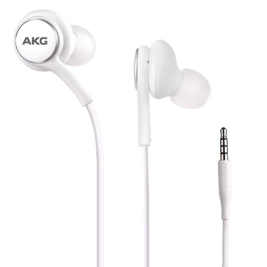 AKG Hörlurar med mikrofon, In-Ear till Samsung, Vit, Bulk (EO-IG955) -  Elgiganten