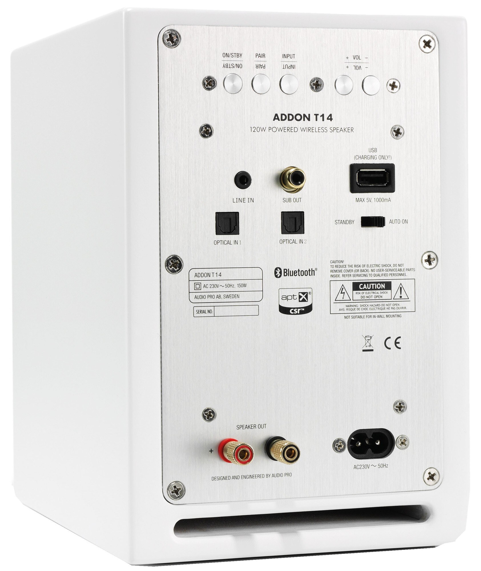 Audio Pro Addon T14 Aktiv högtalare - 2 st (vit) - Högtalare ...