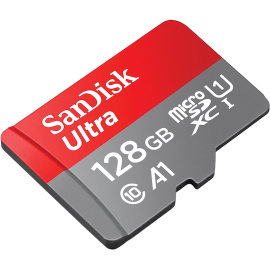 SanDisk Ultra® 128 GB microSDXC™ UHS-I-kort - Elgiganten