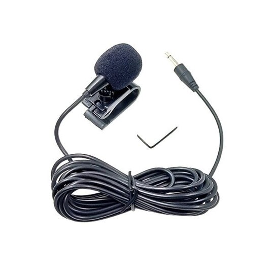 Mikrofon Mono med Clip, 2,5mm - 3 Meter - Elgiganten