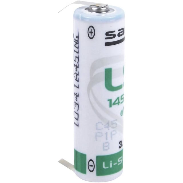 Saft 14500 CLG Specialbatteri AA (R6) U-lödstift Litium