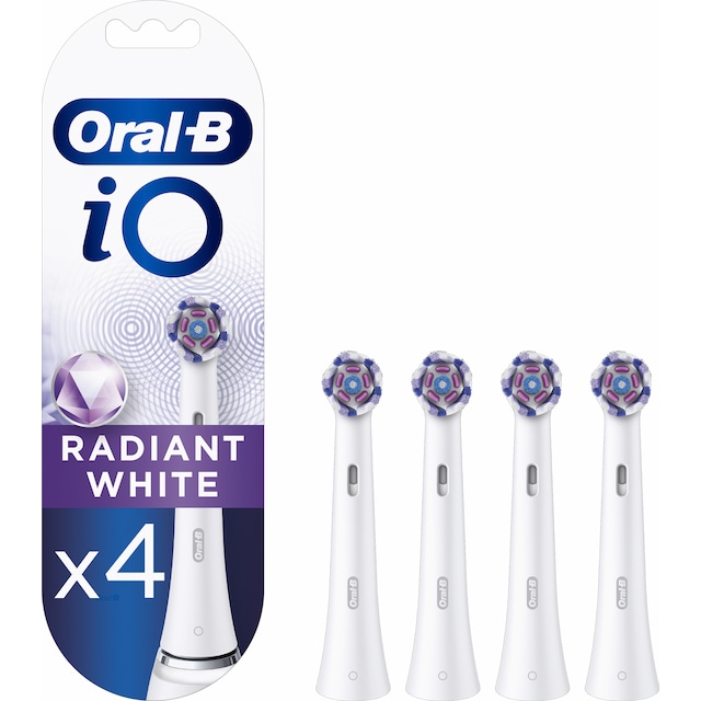 Oral-B iO Radiant White tandborsthuvuden 420330 (vita)