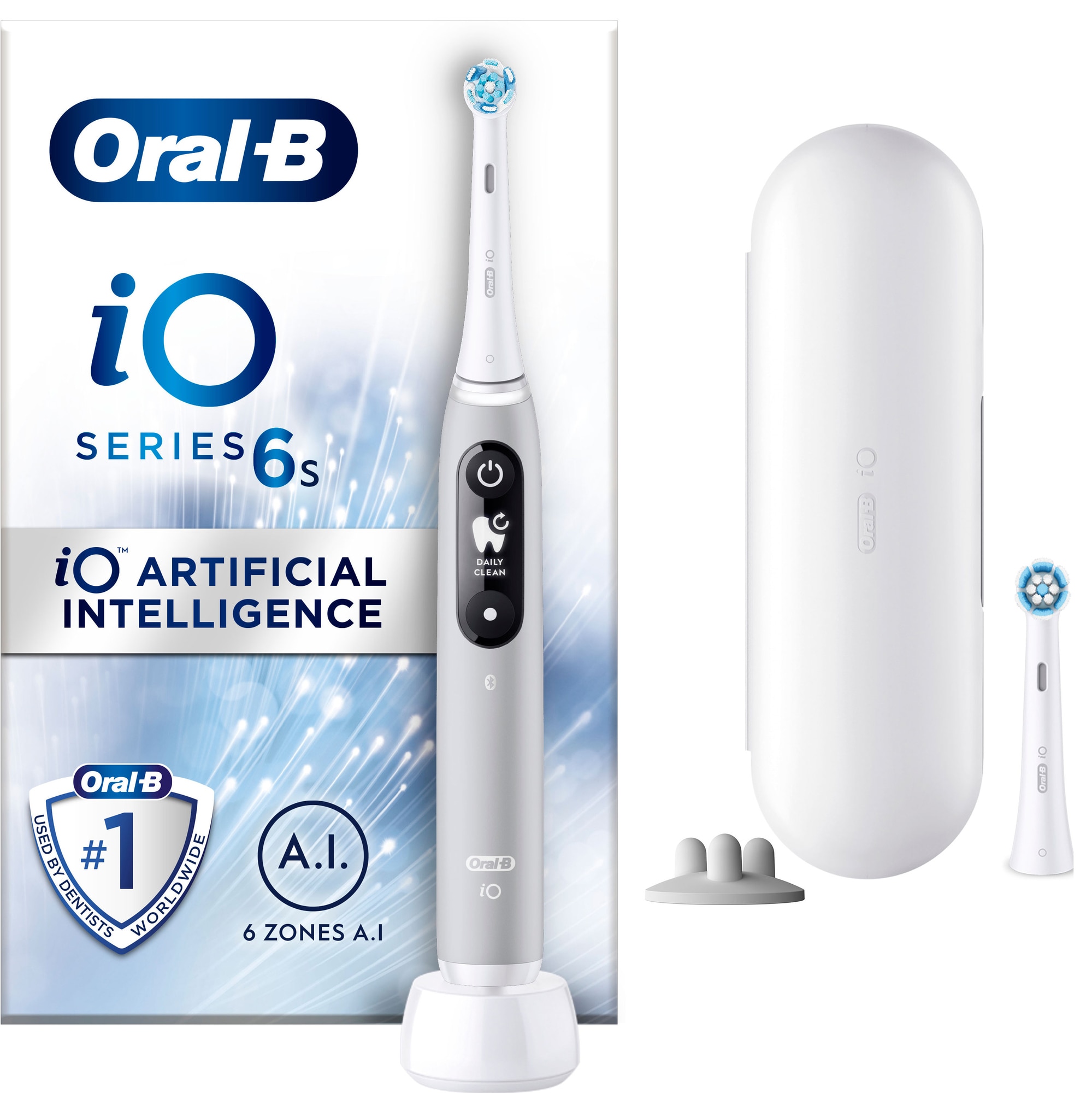 Oral-B iO 6s eltandborste 427360 (grå) - Elgiganten