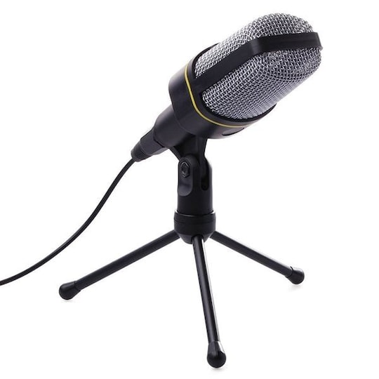 Mikrofon med 3.5mm kontakt - Svart - Elgiganten