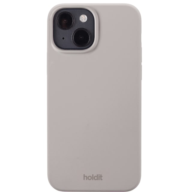 HOLDIT Silicone iPhone 14/13 fodral (grått)