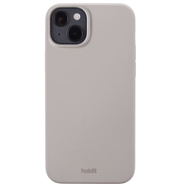 HOLDIT Silicone iPhone 14 Plus fodral (grått)