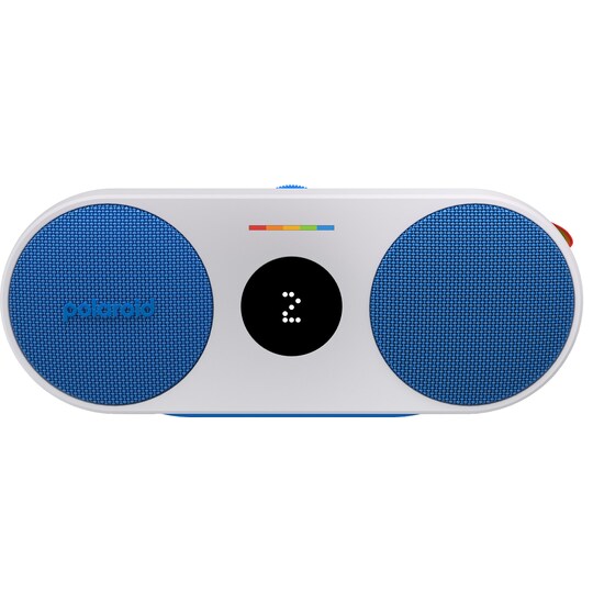 Polaroid Music P2 trådlös bärbar högtalare (blå/vit) - Elgiganten