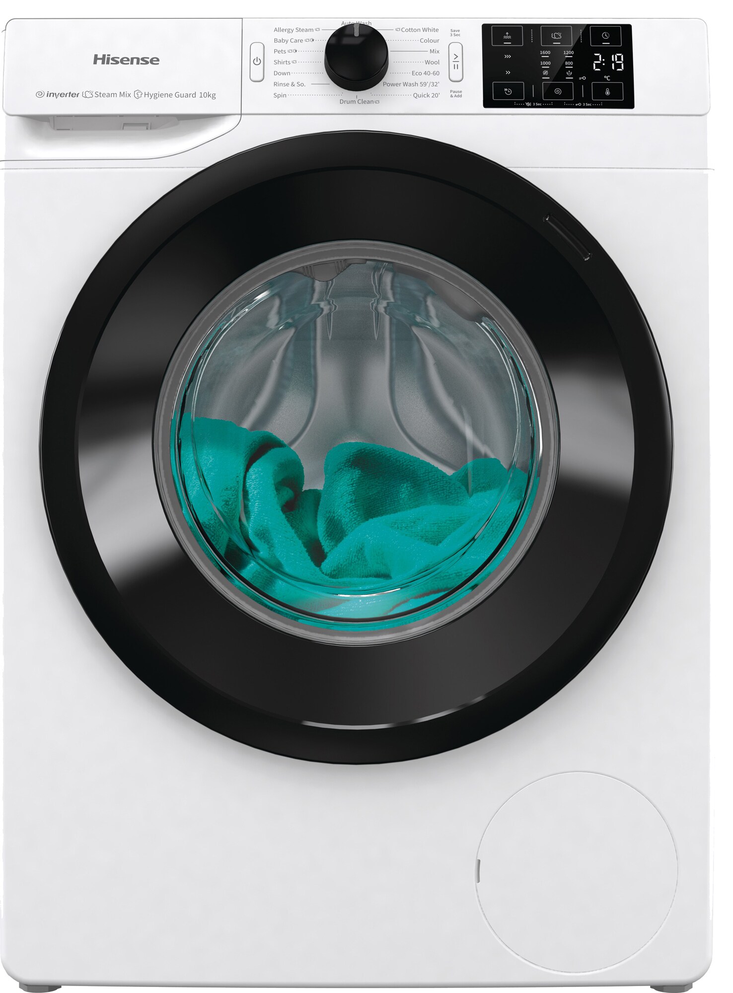 Hisense tvättmaskin WFGE101639VM - Elgiganten