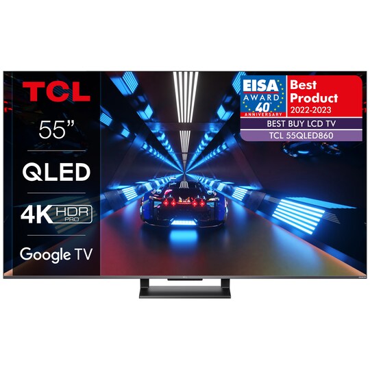 TCL 55" QLED860 4K QLED Smart TV (2022) - Elgiganten
