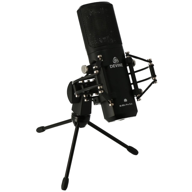 Devine M-Mic PRO XLR W Large-Diaphragm Condenser Microphone (Svart)